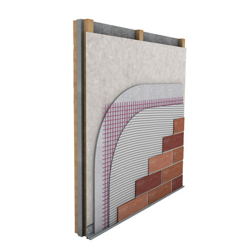 混凝土砌面砖 - WEBERWALL EXTERNAL SYSTEM - Weber - 用于外墙 / 用于新支架 / 光滑