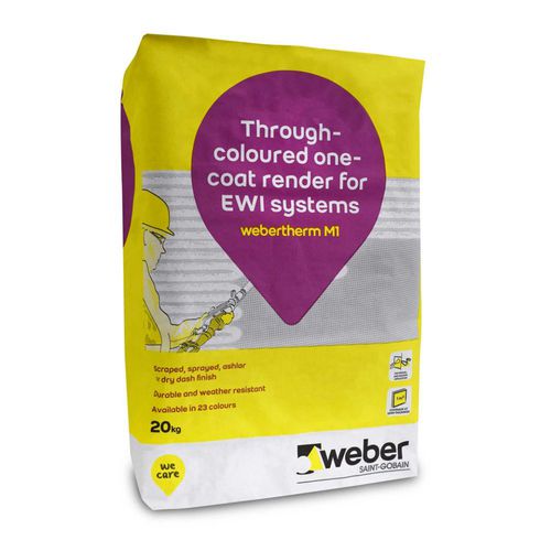 绝缘涂料 - WEBERTHERM M1 - Weber - 户外 / 墙面 / 矿物
