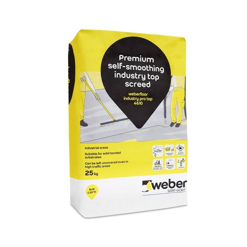自流找平找平层 - WEBERFLOOR INDUSTRY PRO TOP 4610 - Weber - 绝缘 / 水泥