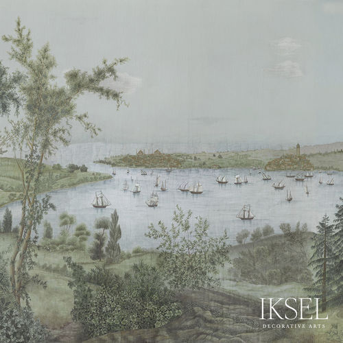 现代风格墙纸 - SC136 Romantic Bosphorus - Iksel Decorative Arts - 玻璃纤维 / 乙烯基 / 自然图案