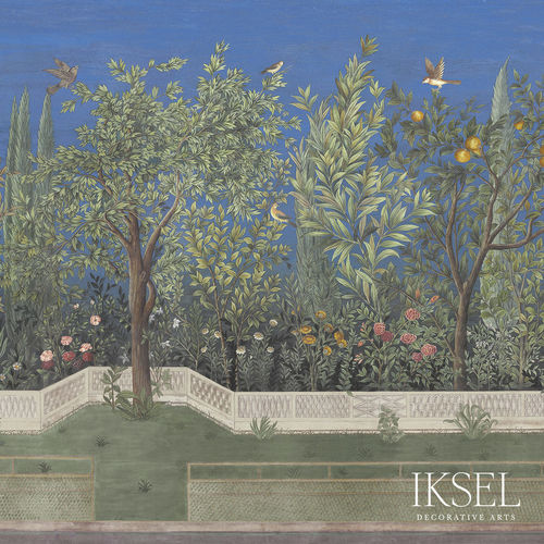 现代风格墙纸 - SC142 Livia's Garden - Iksel Decorative Arts - 玻璃纤维 / 乙烯基 / 印花