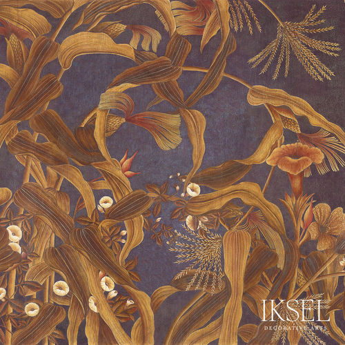 现代风格墙纸 - SC129 Japanese Cornflowers - Iksel Decorative Arts - 乙烯基 / 自然图案 / 印花