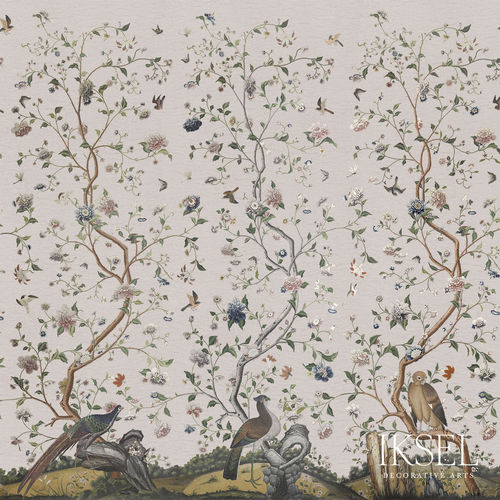 现代风格墙纸 - SC132 COSTERMANS GARDEN - Iksel Decorative Arts - 玻璃纤维 / 乙烯基 / 动物图案