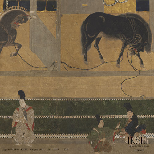 现代风格墙纸 - SC158 Japanese Stables - Iksel Decorative Arts - 玻璃纤维 / 乙烯基 / 动物图案