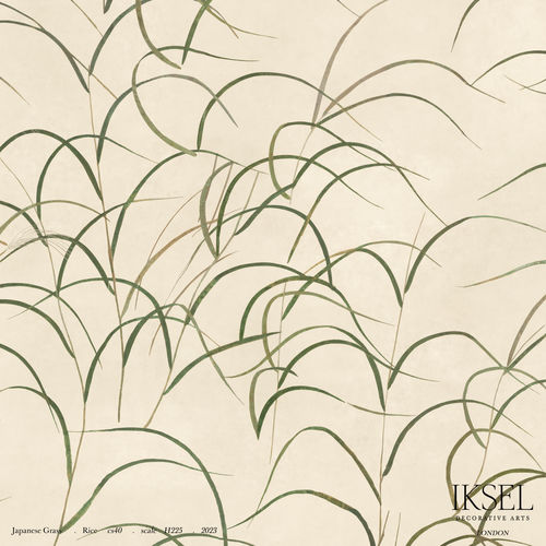 现代风格墙纸 - SC156 Japanese Grass - Iksel Decorative Arts - 乙烯基 / 玻璃纤维 / 自然图案