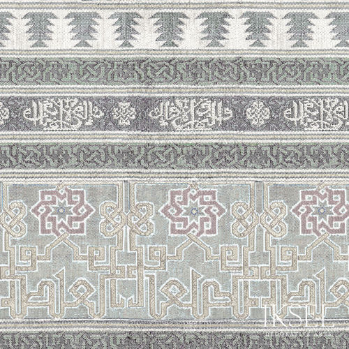 现代风格墙纸 - RW906 Alcazar Bayadere - Iksel Decorative Arts - 玻璃纤维 / 乙烯基 / 几何图案