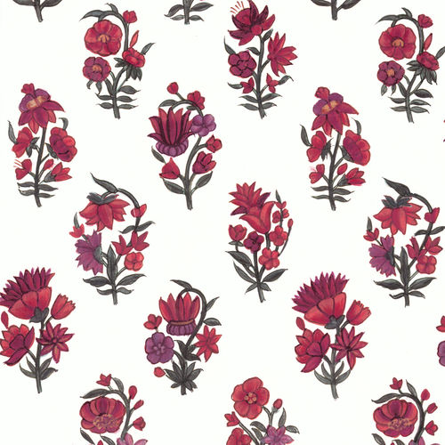 现代风格墙纸 - RW302 Boteh - Iksel Decorative Arts - 玻璃纤维 / 乙烯基 / 自然图案