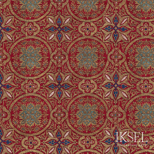 现代风格墙纸 - RW903 Granada Circles - Iksel Decorative Arts - 玻璃纤维 / 乙烯基 / PVC
