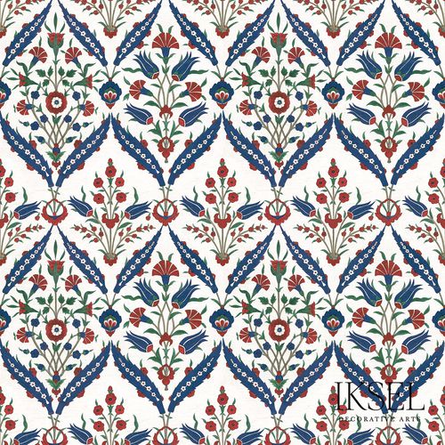 现代风格墙纸 - IZNIK AISHA RW116 - Iksel Decorative Arts - 玻璃纤维 / 乙烯基 / 条纹