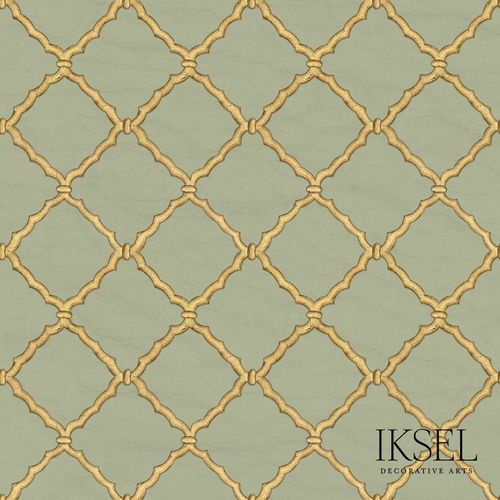 现代风格墙纸 - RW323 Jali Tri - Iksel Decorative Arts - 玻璃纤维 / 乙烯基 / 几何图案