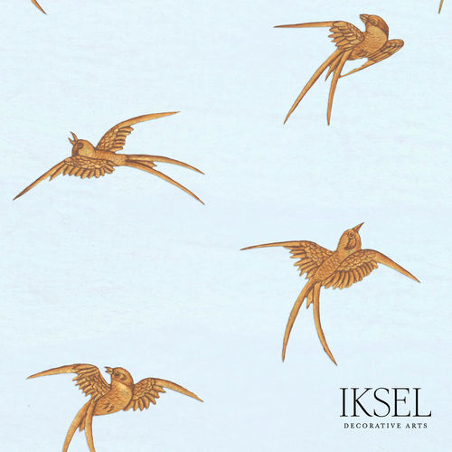 现代风格墙纸 - RW602 Japanese Birds - Iksel Decorative Arts - 玻璃纤维 / 聚酯 / 自然图案