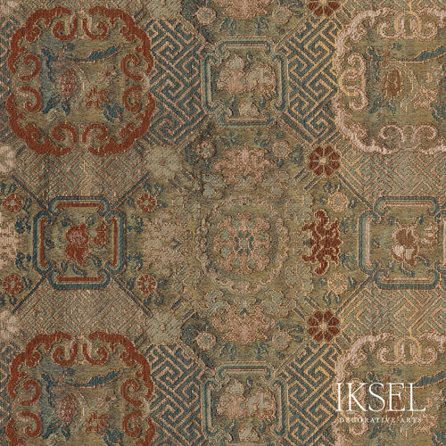 经典风格墙纸 - RW930 Japanese Medallions - Iksel Decorative Arts - 无纺布 / 玻璃纤维 / 乙烯基