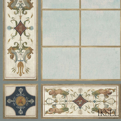 现代风格墙纸 - CE127 Directoire Ceiling II - Iksel Decorative Arts - 玻璃纤维 / 乙烯基 / 全景式