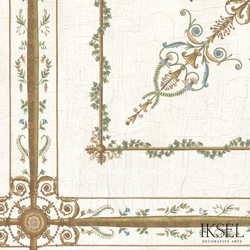现代风格墙纸 - CE206 Empire Griffins Ceiling - Iksel Decorative Arts - 玻璃纤维 / 乙烯基 / 印花