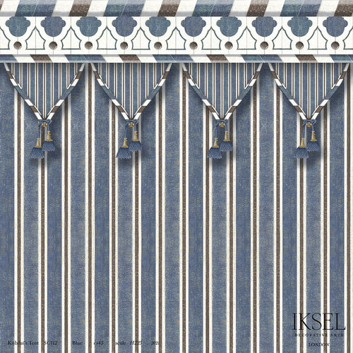 现代风格墙纸 - SC112 Kubilaï's Tent - Iksel Decorative Arts - 乙烯基 / 全景式 / 几何图案