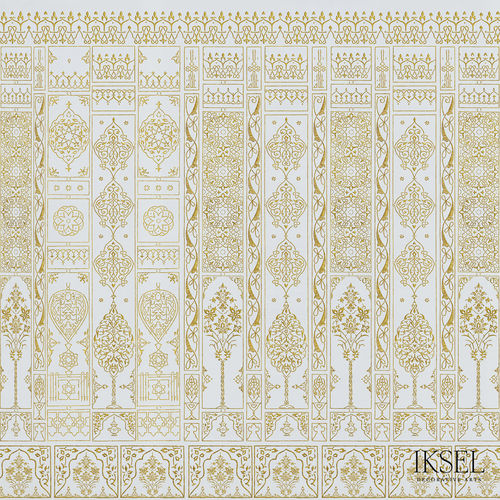 现代风格墙纸 - AR251 Arabica - Iksel Decorative Arts - 乙烯基 / 玻璃纤维 / 几何图案