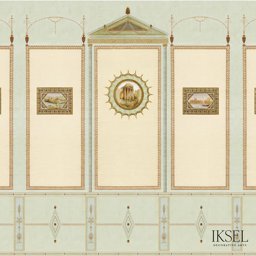 现代风格墙纸 - AR407 Neo Classical - Iksel Decorative Arts - 乙烯基 / 玻璃纤维 / 自然图案