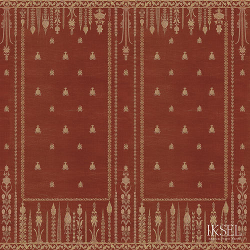 现代风格墙纸 - AR303 Rajmata - Iksel Decorative Arts - 乙烯基 / 玻璃纤维 / 花朵图案