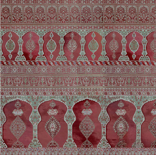 现代风格墙纸 - SC130 Ottoman Tent Mehmet - Iksel Decorative Arts - 乙烯基 / 玻璃纤维 / 几何图案