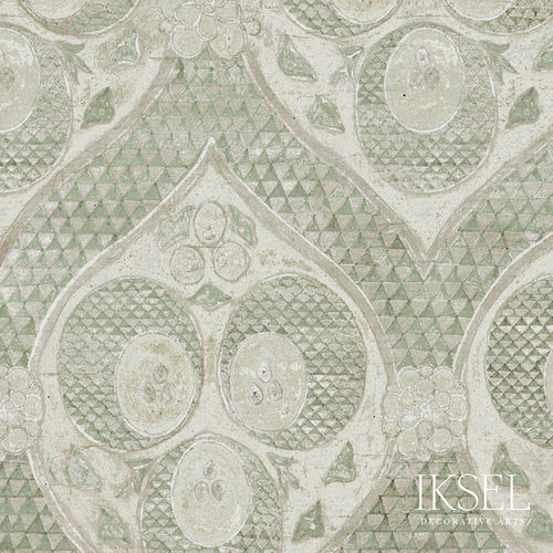 现代风格墙纸 - RW210 Ottoman Crescents - Iksel Decorative Arts - 玻璃纤维 / 乙烯基 / 自然图案