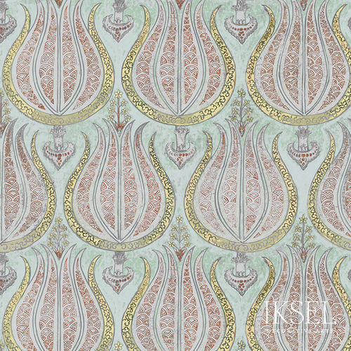 现代风格墙纸 - RW211 Plump Tulips - Iksel Decorative Arts - 玻璃纤维 / 乙烯基 / 自然图案