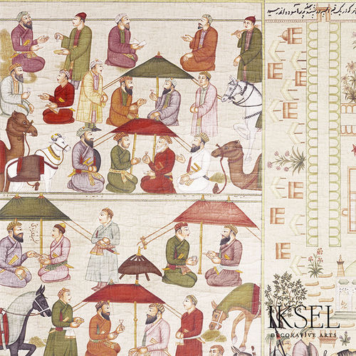 现代风格墙纸 - RW314 Pushkar - Iksel Decorative Arts - 玻璃纤维 / 乙烯基 / 彩色