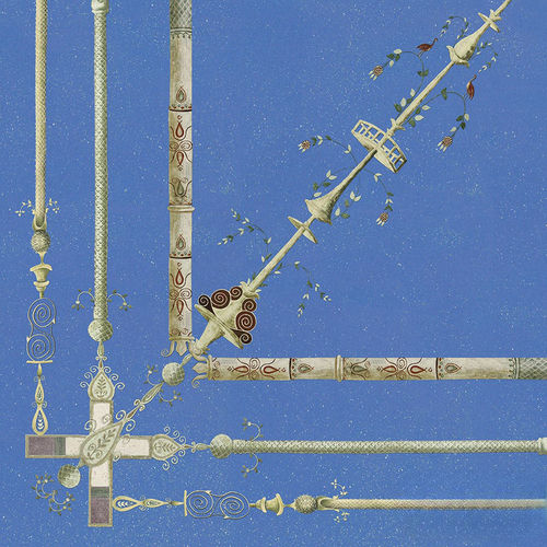 现代风格墙纸 - CE142 LIVIA'S GARDEN CEILING - Iksel Decorative Arts - 乙烯基 / 玻璃纤维 / 自然图案