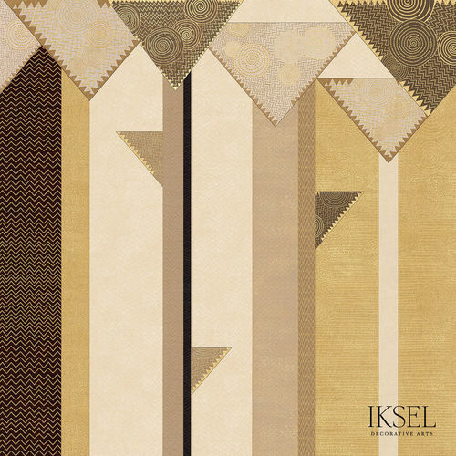 现代风格墙纸 - SC166 DECO FOREST - Iksel Decorative Arts - 玻璃纤维 / 乙烯基 / 装饰艺术图案