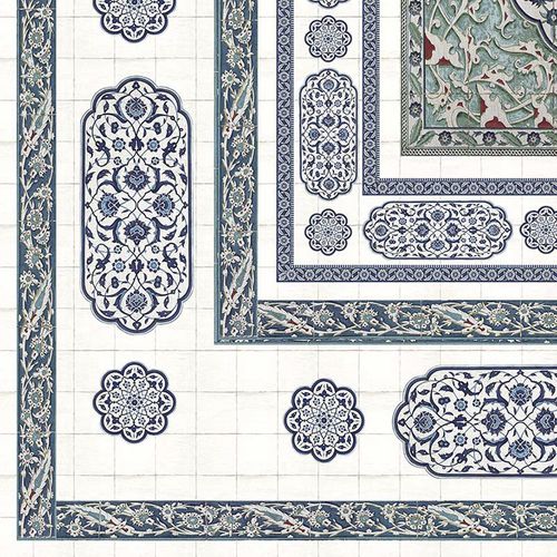 现代风格墙纸 - CE100A IZNIK ADORNED CEILING  - Iksel Decorative Arts - 玻璃纤维 / 乙烯基 / 印花