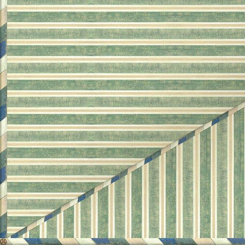 现代风格墙纸 - KUBILAI'S TENT X-CEILING CE113 - Iksel Decorative Arts - 乙烯基 / 条纹 / 绿色