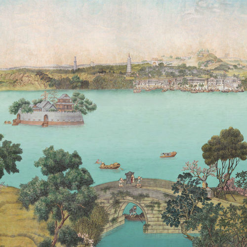 现代风格墙纸 - SC168 PEARL RIVER - Iksel Decorative Arts - 无纺布 / 自然图案 / 场景图案