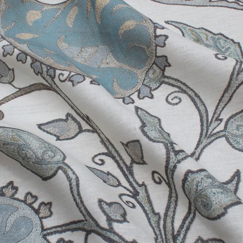室内装饰面料 - SUZANI PAISLEY RF502 - Iksel Decorative Arts - 用于窗帘 / 用于室内装饰 / 图案