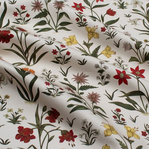 室内装饰面料 - MOGUL FLOWERS C. RF315B - Iksel Decorative Arts - 用于窗帘 / 墙面 / 花朵图案