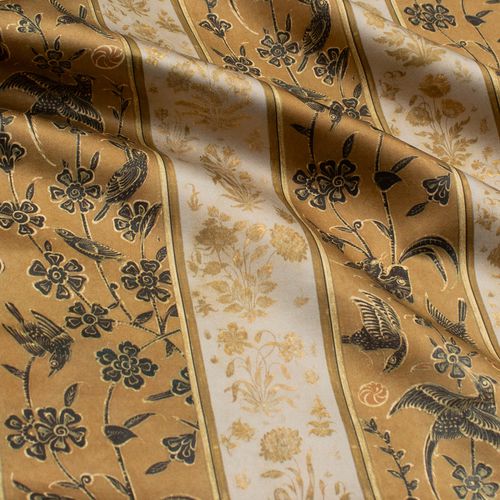 室内装饰面料 - DELHI STRIPE C. RF923A - Iksel Decorative Arts - 用于窗帘 / 用于室内装饰 / 印花
