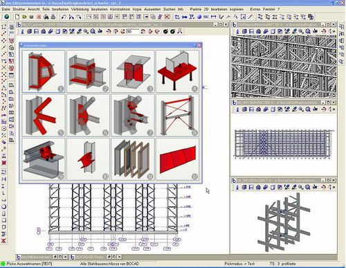 结构分析软件 - 3D - BOCAD SERVICE INTERNATIONAL - 用于钢结构 / 2D