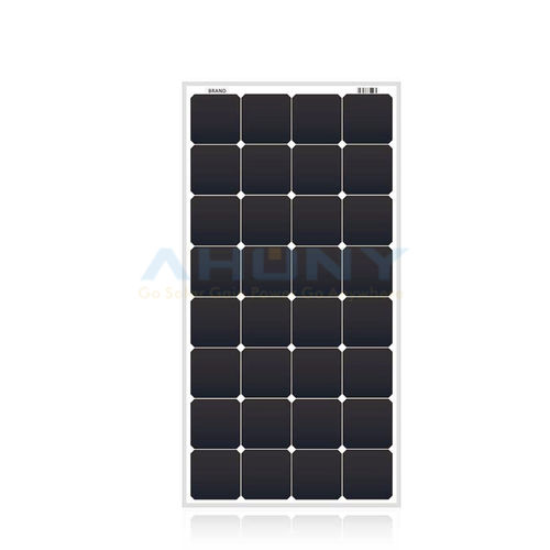 单晶光伏面板 - ERIGID M120W - SHENZHEN AHONY POWER CO.,LTD - 半刚性 / 黑色 / 垂直安装