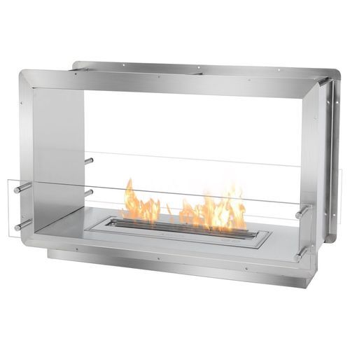 双面内嵌式壁炉 - See-Through Firebox - IGNIS Development, Incorporated - 生物酒精 / 钢 / 现代风格
