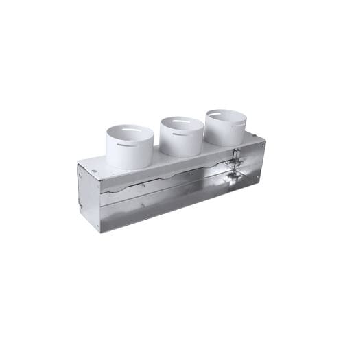 壁挂空气扩散器 - FITT AGIX® reversible adapters - FITT Spa - 长方形 / 镀锌钢板 / PVC