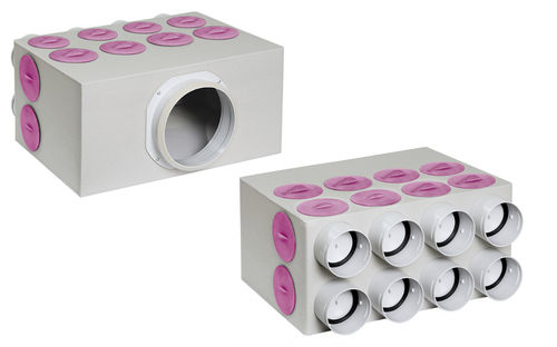 天花板空气扩散器 - FITT AGIX® Smart Box - FITT Spa - 壁挂 / 长方形 / 聚乙烯
