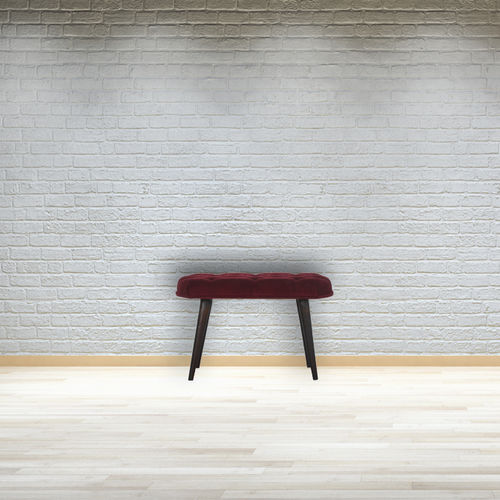 北欧风格软包长凳 - IN1448 - Artisan Furniture - 丝绒 / 实木桌脚 / 实木