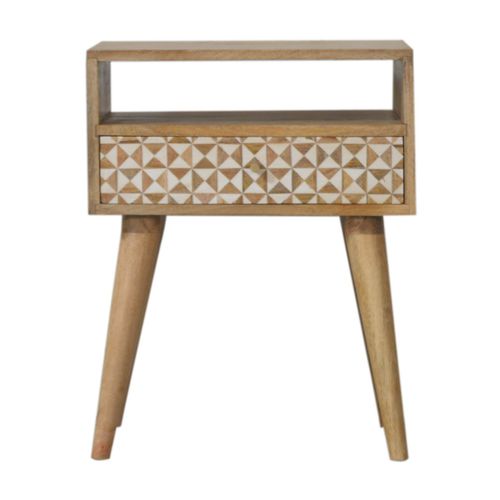 北欧风床头柜 - SARINA  - Artisan Furniture - 实木 / 树脂 / 实木桌脚