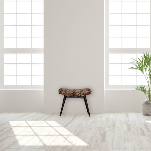 北欧风格软包长凳 - LEOPARD - Artisan Furniture - 丝绒 / 实木桌脚 / 实木