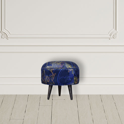 丝绒坐墩 - SHANGRI-LA - Artisan Furniture - 北欧风格 / 圆形 / 手工