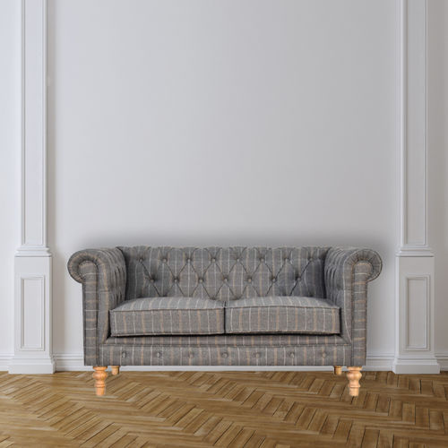 切斯菲尔德古典风格沙发 - PEWTER TWEED - Artisan Furniture - 布料 / 带扶手 / 灰色