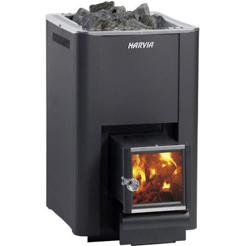 燃木桑拿加热器 - Harvia 20 sl - Fire Ice Systemtec Georg Zelger e.K. - 20 kW...50 kW / 落地式 / 金属