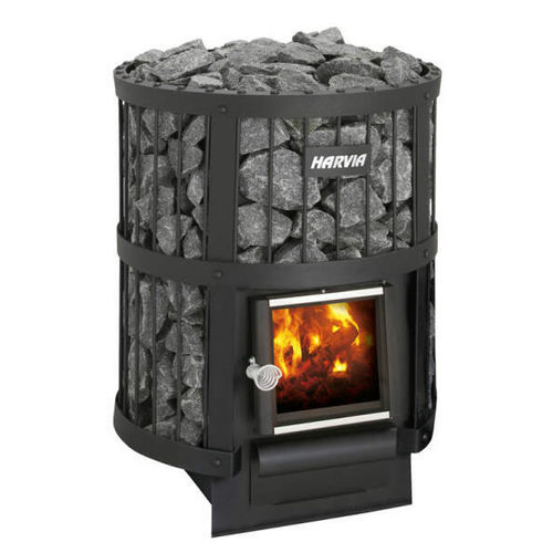 燃木桑拿加热器 - Harvia Legend 150 - Fire Ice Systemtec Georg Zelger e.K. - 10 kW...20 kW / 落地式 / 钢