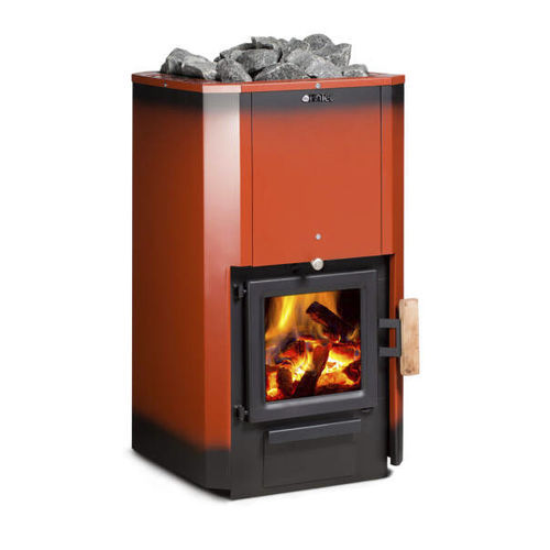 燃木桑拿加热器 - FinTec Iwo Rubin  - Fire Ice Systemtec Georg Zelger e.K. - 9 kW / 落地式 / 金属