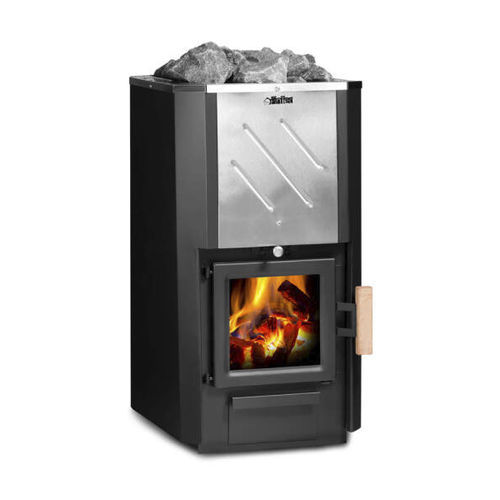木材桑拿加热器 - FinTec Iwo Reflex - Fire Ice Systemtec Georg Zelger e.K. - 9 kW / 落地式 / 金属