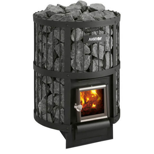 燃木桑拿加热器 - Harvia Legend 240 - Fire Ice Systemtec Georg Zelger e.K. - 20 kW...50 kW / 落地式 / 钢