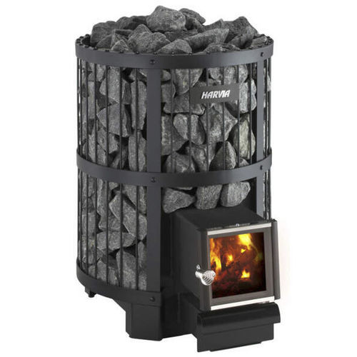 燃木桑拿加热器 - Harvia Legend 240 sl - Fire Ice Systemtec Georg Zelger e.K. - 20 kW...50 kW / 落地式 / 钢